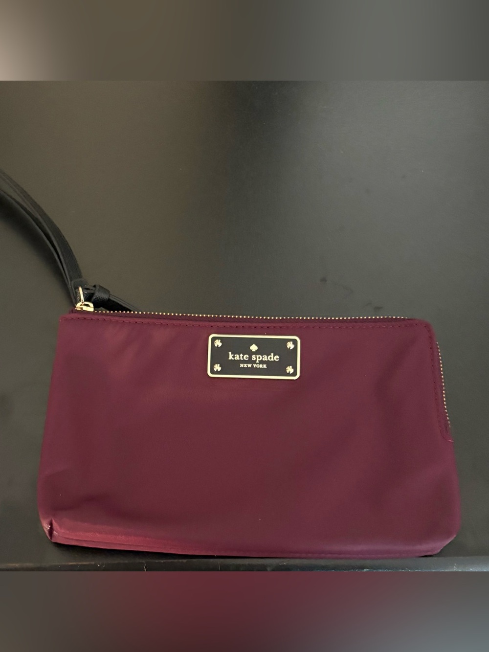 Can Bay New York Wilson Road Leoni double zip wristlet